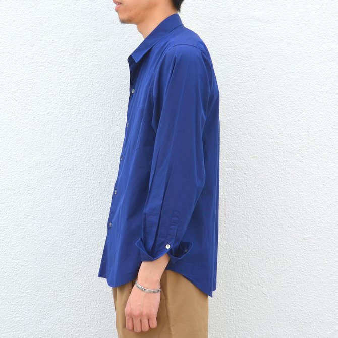 semoh(Z[)/ Regular collar Shirt -NAVY- #SA01-1-06(4)