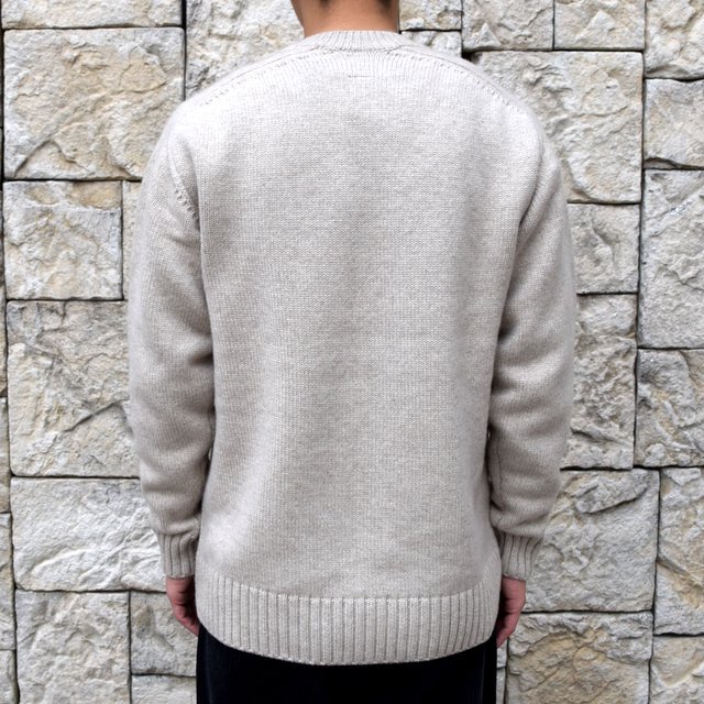 BATONER(バトナ―)/ HEAVY WEIGHT CASHMERE CREW NECK BN-19FL-044／acoustics Men's