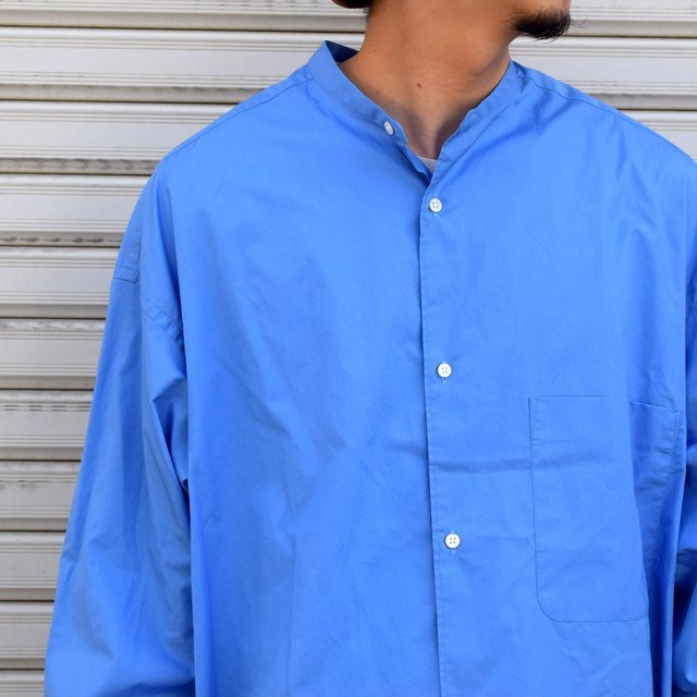 Graphpaper (グラフペーパー)/ BROAD OVERSIZED L/S BAND COLLAR SHIRT -3Color- #GM213-50111B(4)