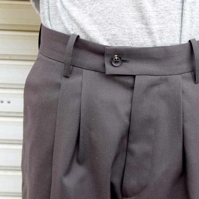 stein(シュタイン)/ WIDE TAPERED TROUSERS -GR.BROWN- #ST278-1(4)