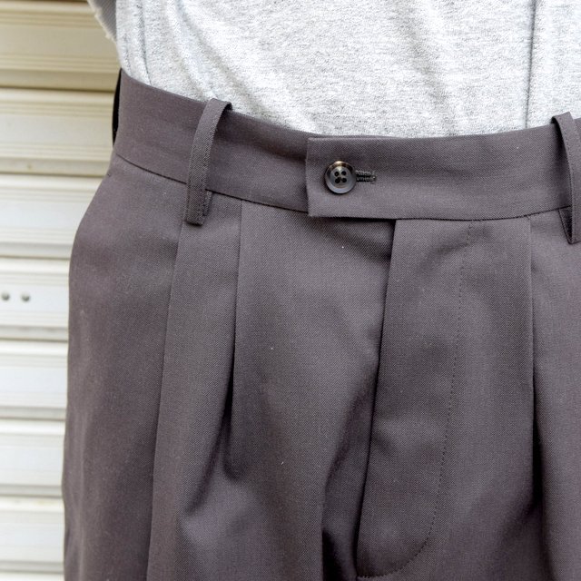 stein(シュタイン)/ WIDE TAPERED TROUSERS -GR.BROWN- #ST278-1