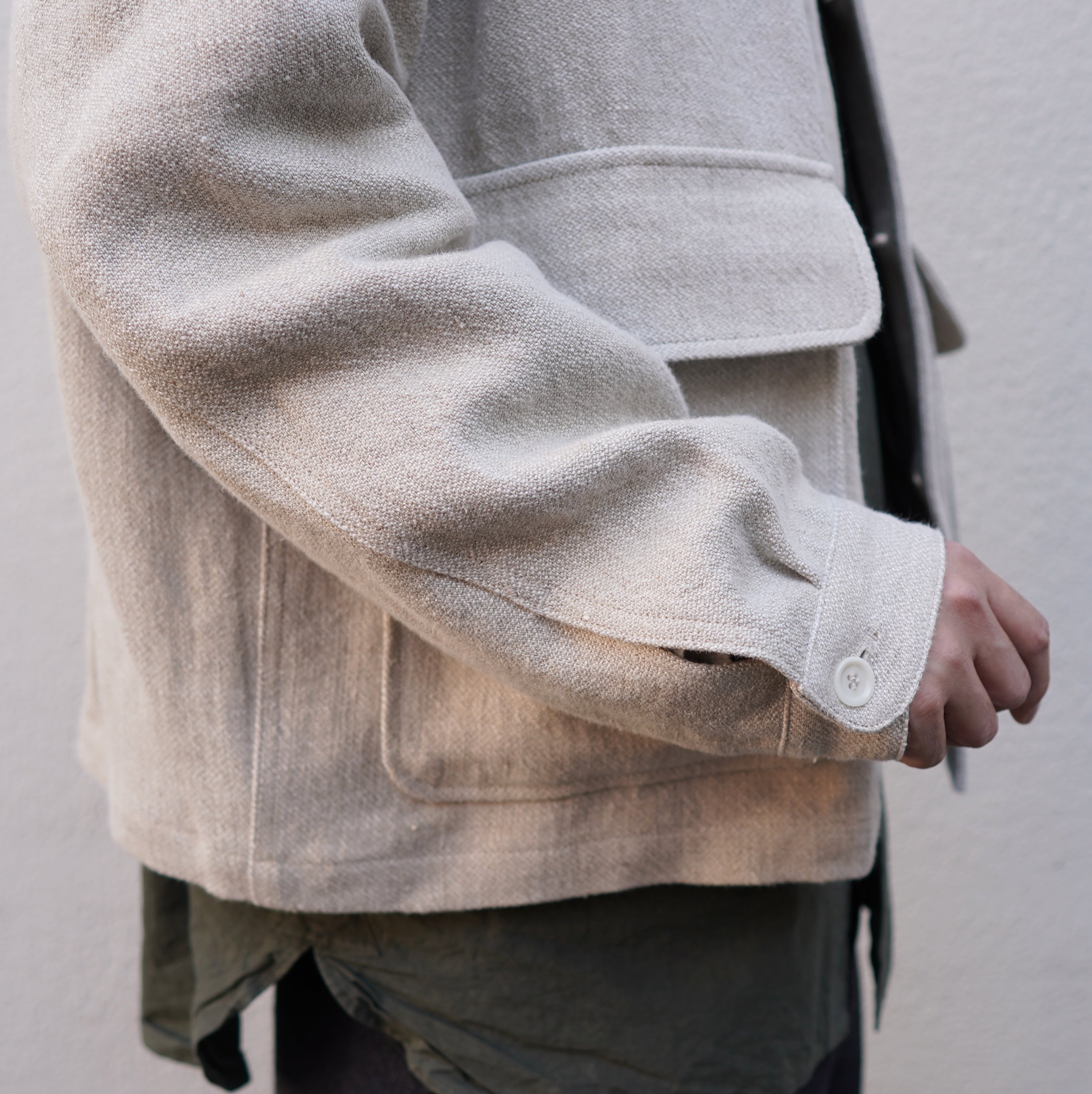 JAMES COWARD (WF[XJ[h)/REPLICA JACKET-OATMEAL- #JK-01(4)