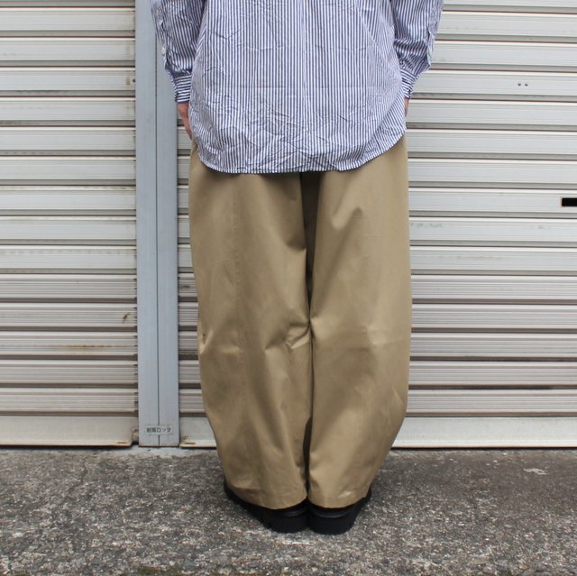 sage NATION / BOXPLEAT TROUSERS #S011(4)