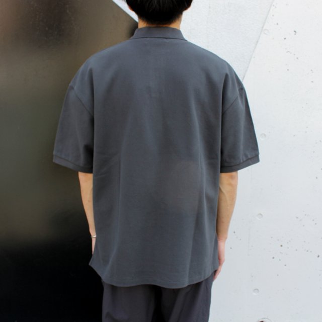Graphpaper (グラフペーパー)/ COTTON PIQUE JERSEY S/S POLO #GM221-70230(4)