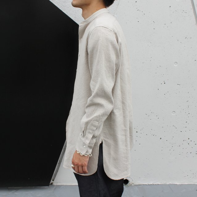 SUS-SOUS (シュス)/ OFFICERS SHIRTS -SILVER GRAY- #07-SS01112(4)