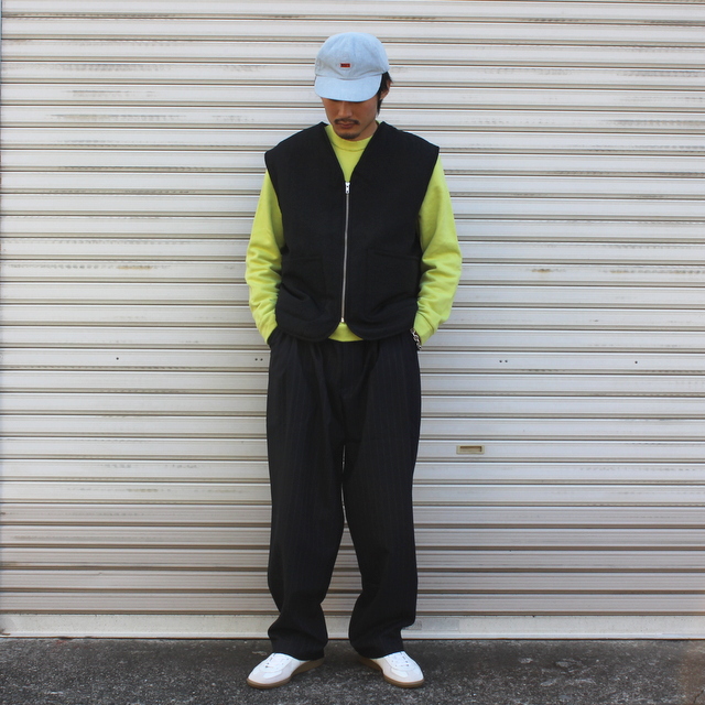 CAMIEL FORTGENS(カミエル フォートゲンス)/ ZIP VEST HEAVY TECH POLY ...