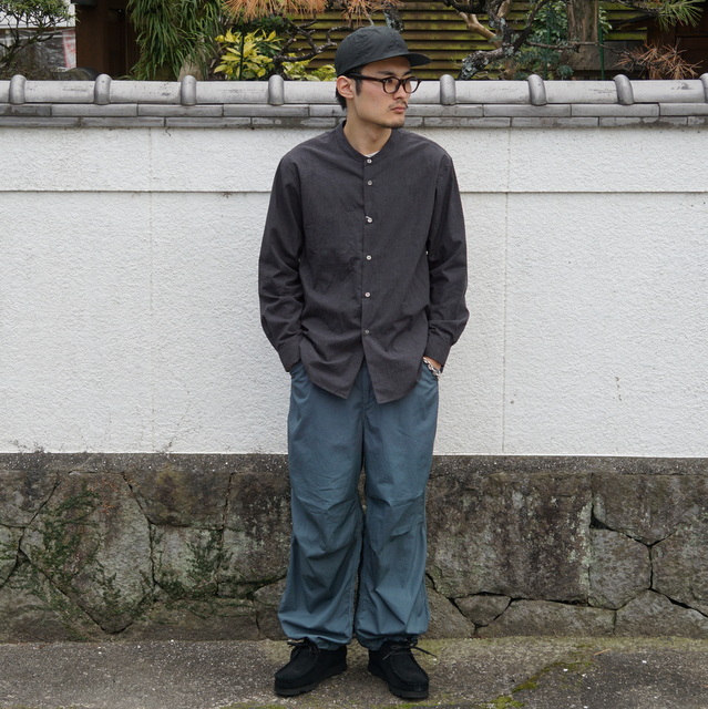 Graphpaper (グラフペーパー)/ Garment Dyed Twill Military Pants -DARK SLATE- #GM231-40139(4)