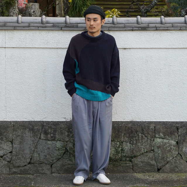 YOKE(ヨーク)/Intarsia Cotton Sweater #YK23SS0491S(4)