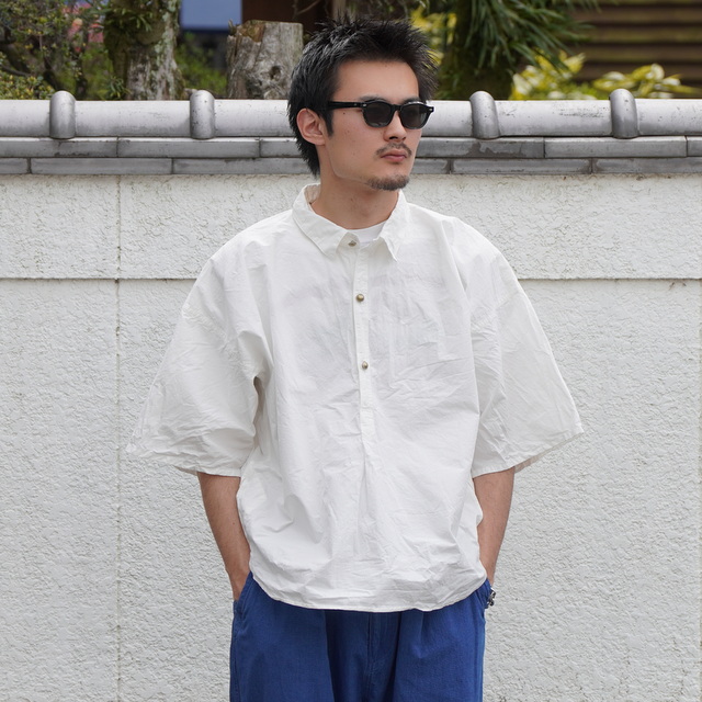 【30%OFF】Gurank(グランク)/Pullover shirts -WHITE&BLACK- #23006(4)