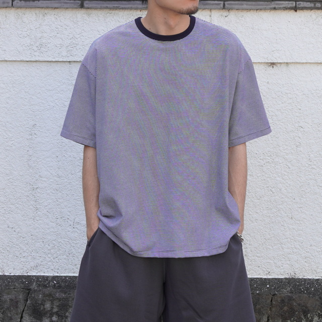 Graphpaper (グラフペーパー)/ NARROW BORDER S/S Tee -2COLOR