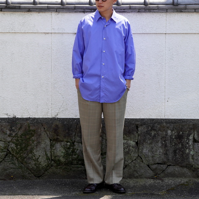 MAATEEu0026SONS(マーティーアンドサンズ)/ Elizabeth Regular Collar Shirts -Blue-  #MT3103-0601A／acoustics Men's