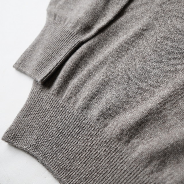 HERILL(ヘリル)/Wholegarment Pullover -Greige&Blackbrown- #23-080-HL-8000(4)