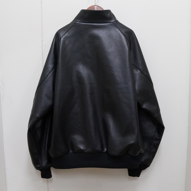 23AW】A.PRESSE(ア プレッセ)/ Leather Harrington Jacket