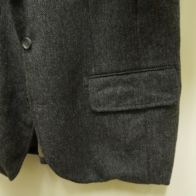 【23AW】A.PRESSE(ア プレッセ)/ Tweed Tailored Jacket -CHARCOAL- #23AAP-01-18H(4)