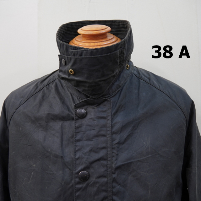 yoused(ユーズド) / BARBOUR REMAKE JACKET (SIZE38) -SAGE,BLACK- #23AW13(4)