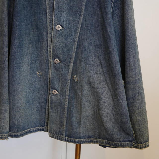 (24aw) A.PRESSE(A vbZ)/ US Army Vintage Denim Coverall -INDIGO- #24AAP-01-37K(4)