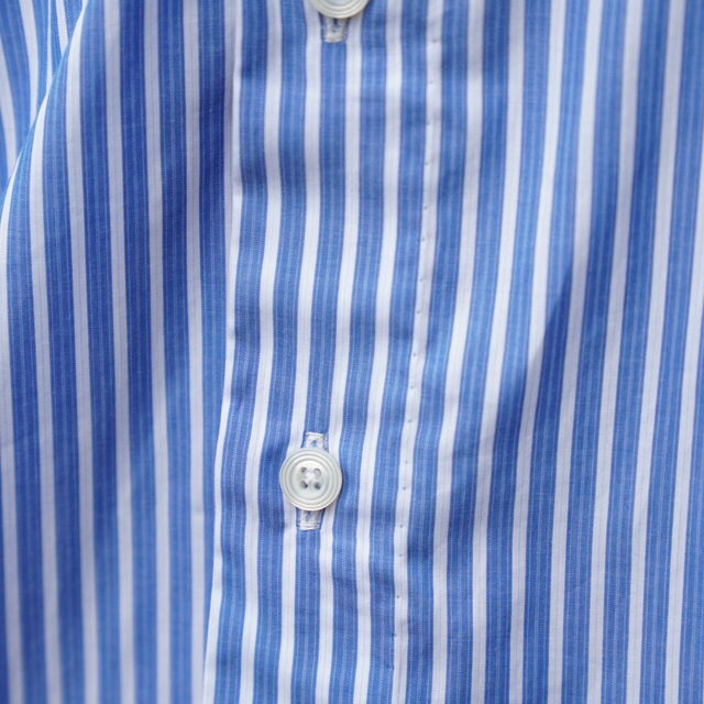 y24AWzHEUGN ([Q)/ Moriss~Salvatore BLUE STRIPE -Sax Blue- #SHIRT094(4)