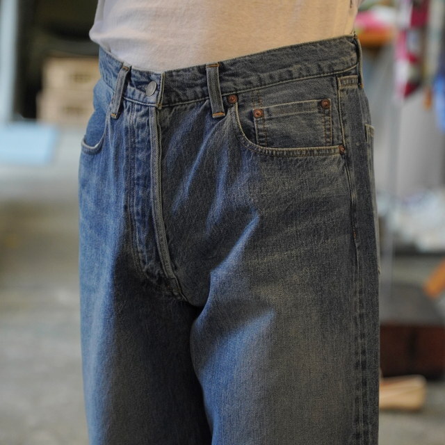 ULTERIOR(AeA) / VINTAGE WASHED SELVEDGE DENIM 5P PANTS -FADED BLUE- #UPJ05-KC224-B(4)