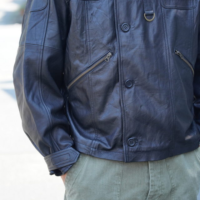 yoused([Yh)/ MILITARY LEATHER MK4 -BLK- #25FW5(4)