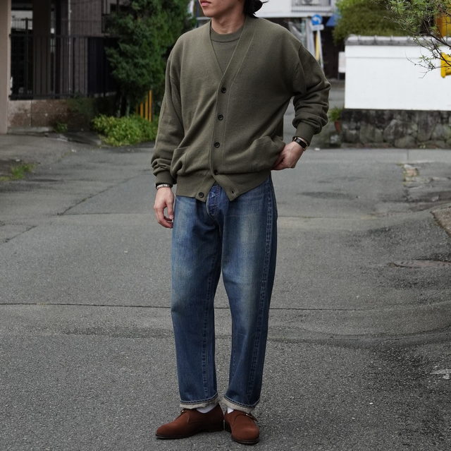 y25AWzA.PRESSE(A vbZ)/ Washed Denim Wide Pants -INDIGO- #AP-4002(4)