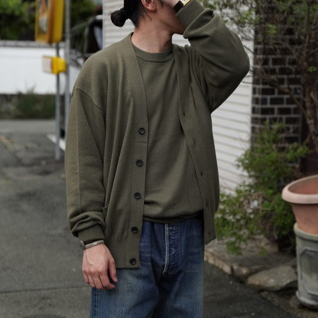 y25AWzHERILL(w)/ Golden cash Pullover -NATURAL,KHAKI,BLACK- #25-080-HL805030(4)