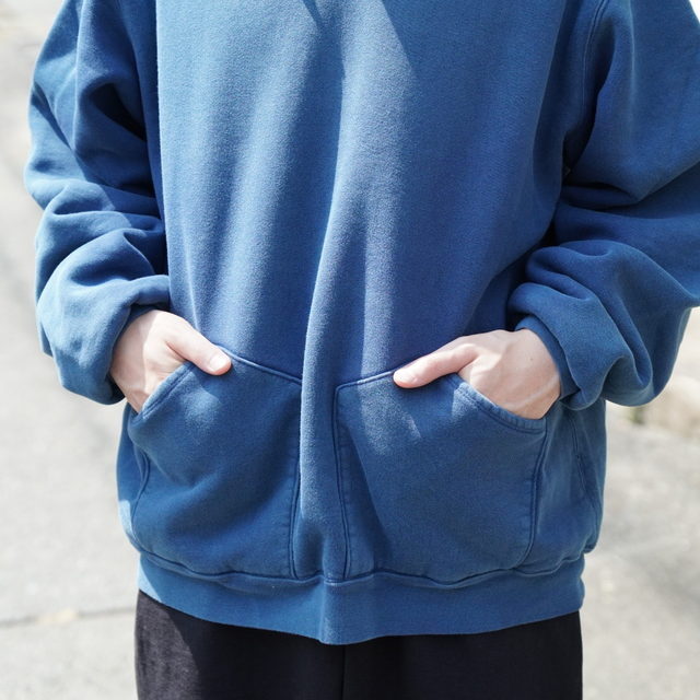 y25AWz A.PRESSE(A vbZ)/ Vintage Attached Hood Sweat Parka -BLACK,BLUE- #25AAP-05-10(4)