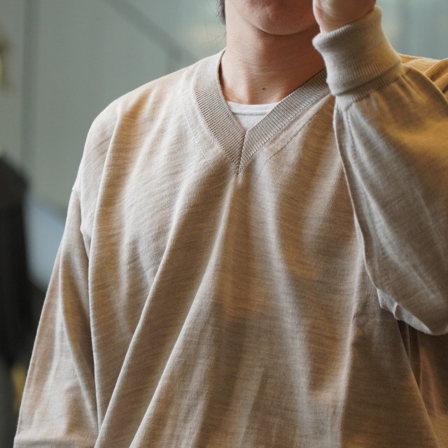  Olde H&Daughter(I[hGC`Ahh[^[)/ BASIC WOOL V P/O -2color- #BK093(4)