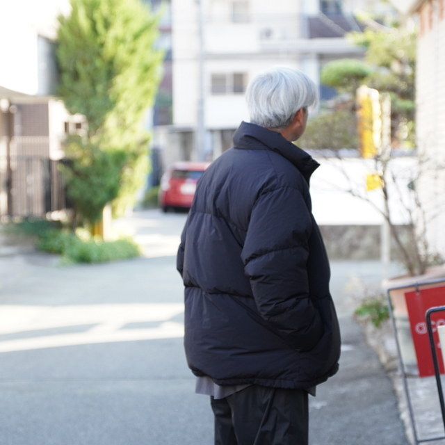 y25AWzGraphpaper (Oty[p[)/ Garment Dyed Down Jacket  -BLACK- #GM253-30574(4)