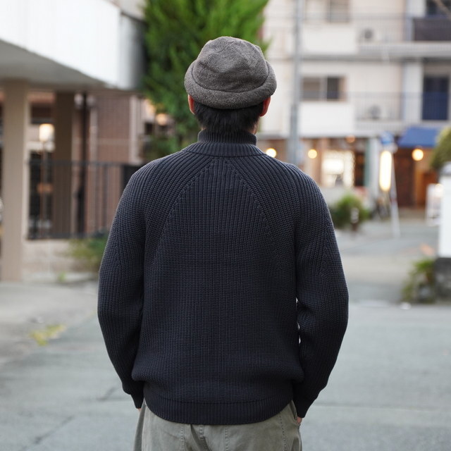 y25AWzBATONER(ogi\) / SIGNATURE DRIVERS KNIT - DARK GREEN~NAVY, CHARCOAL BLUE, BLACK- #BN-25FM-040(4)