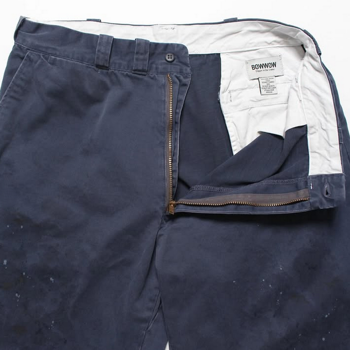 BOWWOW(oEE)/ESSENTIAL CHINO PANTS AGED -AGED NAVY- #BW252-ECP(4)