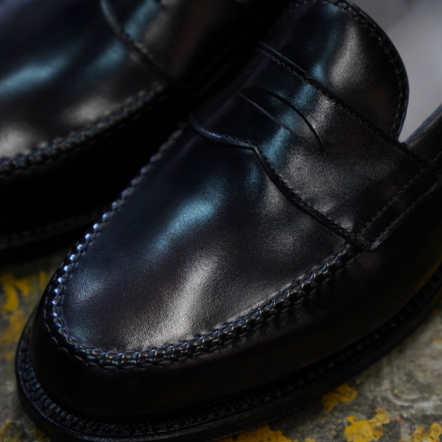 Alden(I[f) Penny Loafer (Calf Leather) -BLACK- #981(4)