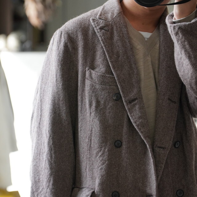 y25AWzMAATEE&SONS(}[eB[AhTY)/ _u GATHERED JK CASHSILK w{[ -BRWN-  #MT5303-0005C(4)