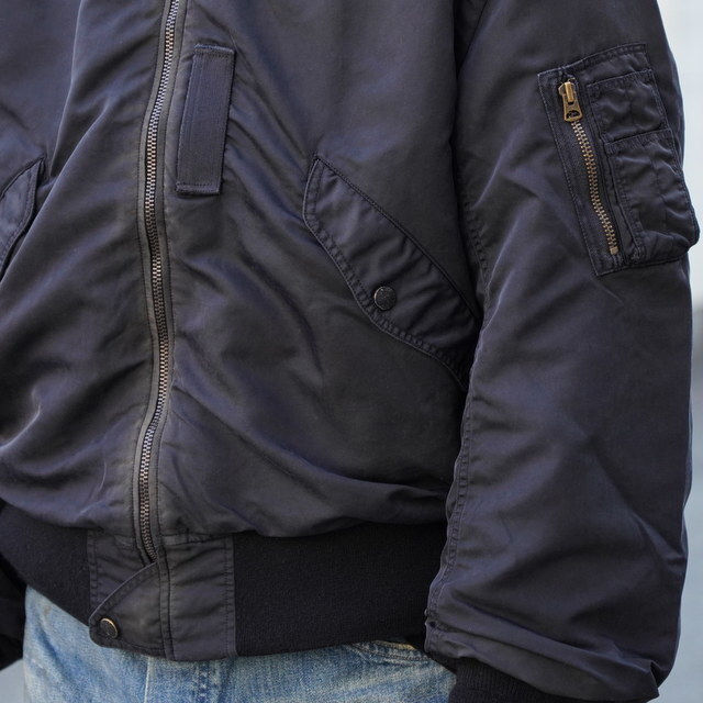 BOWWOW(oEE) / L-2B FLIGHT JACKET AGED -AGED BLACK- #BW252-L2FJ(4)