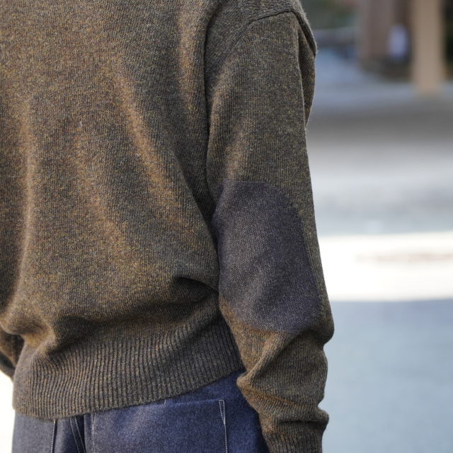 �y25AW�zMAATEE&SONS(�}�[�e�B�[�A���h�T���Y)/ ����݋N��SWEATER -CHACOAL,MIX KHAKI- #MT5303-0123(4)