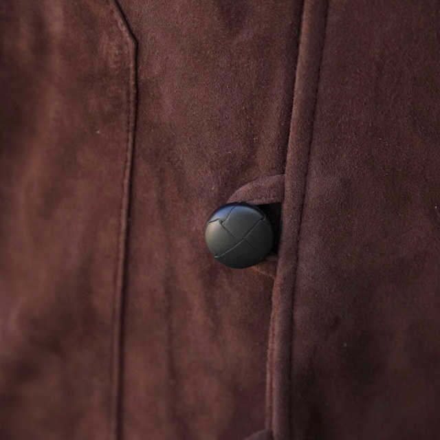 �y26SS�zCCU(�V�[�V�[���[)/ CHIMAYO VEST -BLACK- #V-11-C-SUEDE-5(4)