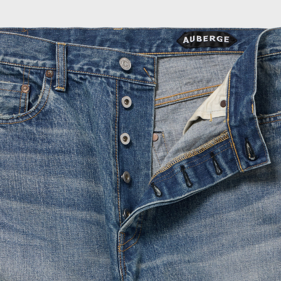 �y26SS�zAUBERGE(�I�[�x���W��)/ MARLON(USED) -INDIGO USED- #AUDM25S03(4)