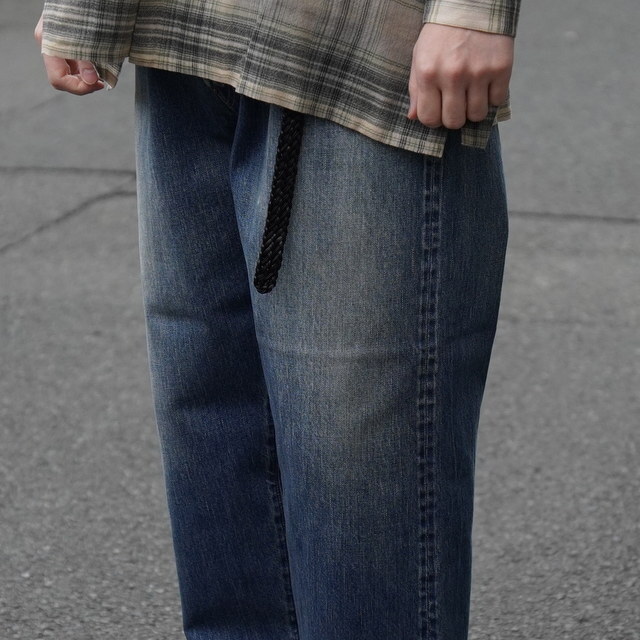 �y26SS�z A.PRESSE(�A �v���b�Z)/ No.22 Washed Wide Denim Pants -INDIGO- #AP-4003(4)