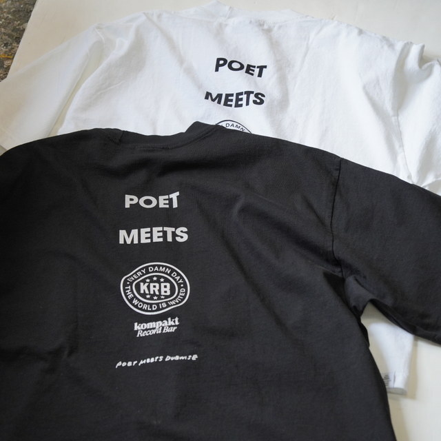 POET MEETS DUBWISE / Kompakt Record Bar�~PMD T-SHIRT(acoustics�ʒ�) -BLACK&WHITE- KRBTS0675A(4)