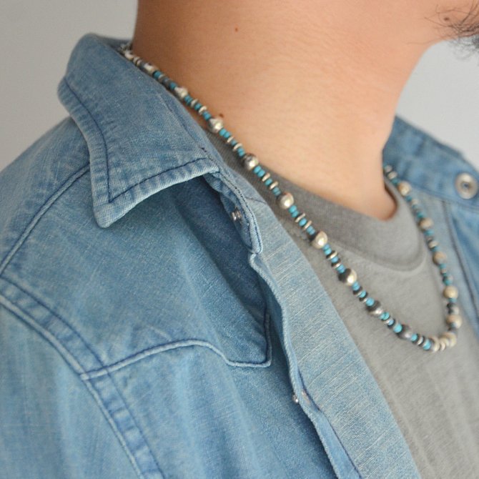 MOHAWK(z[N) Silver Vintage Beads Necklace(5)