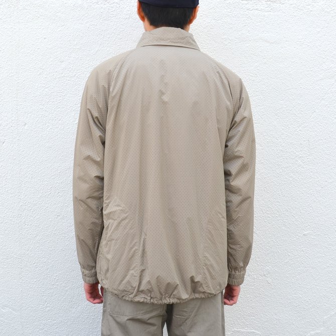 y40% off salezts(s) (eB[GXGX) Perforated Nylon Taffeta Cloth Coach Jacket -(32)Gray Beige- #TT36AJ02 (5)