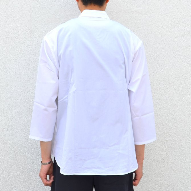 semoh(Z[)/ Wide Shirt -WHITE- #SA01-1-05(5)