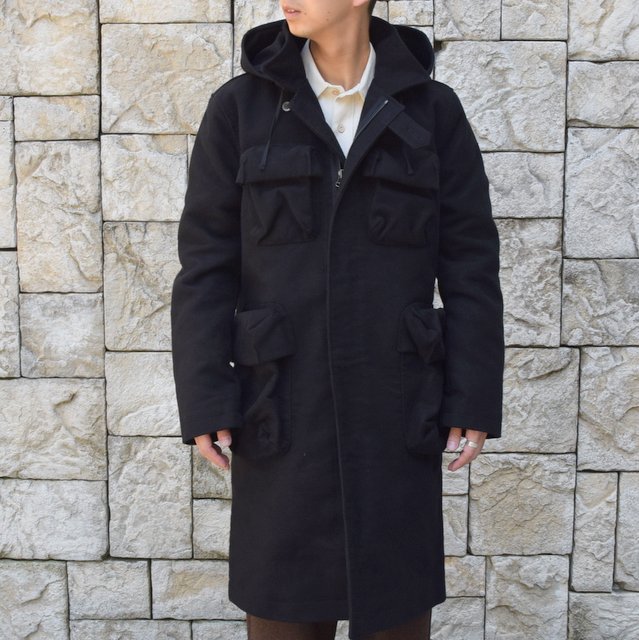 y40% OFF SALEzFRANK LEDER(tN[_[) /DEUTSCHLEDER HOODY COAT (W[}U[ t[fB[R[g)-BLACK 0721084(5)