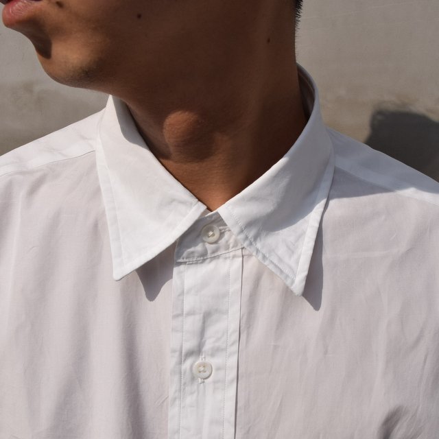 HERILL (ヘリル)/ Suvin Work Shirts -WHITE- #202829Q405／acoustics