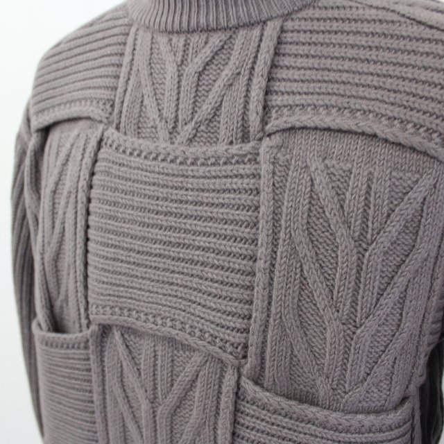 YOKE([N)/CROSSING CABLE CREW NECK KNIT  #YK21AW0288S(5)
