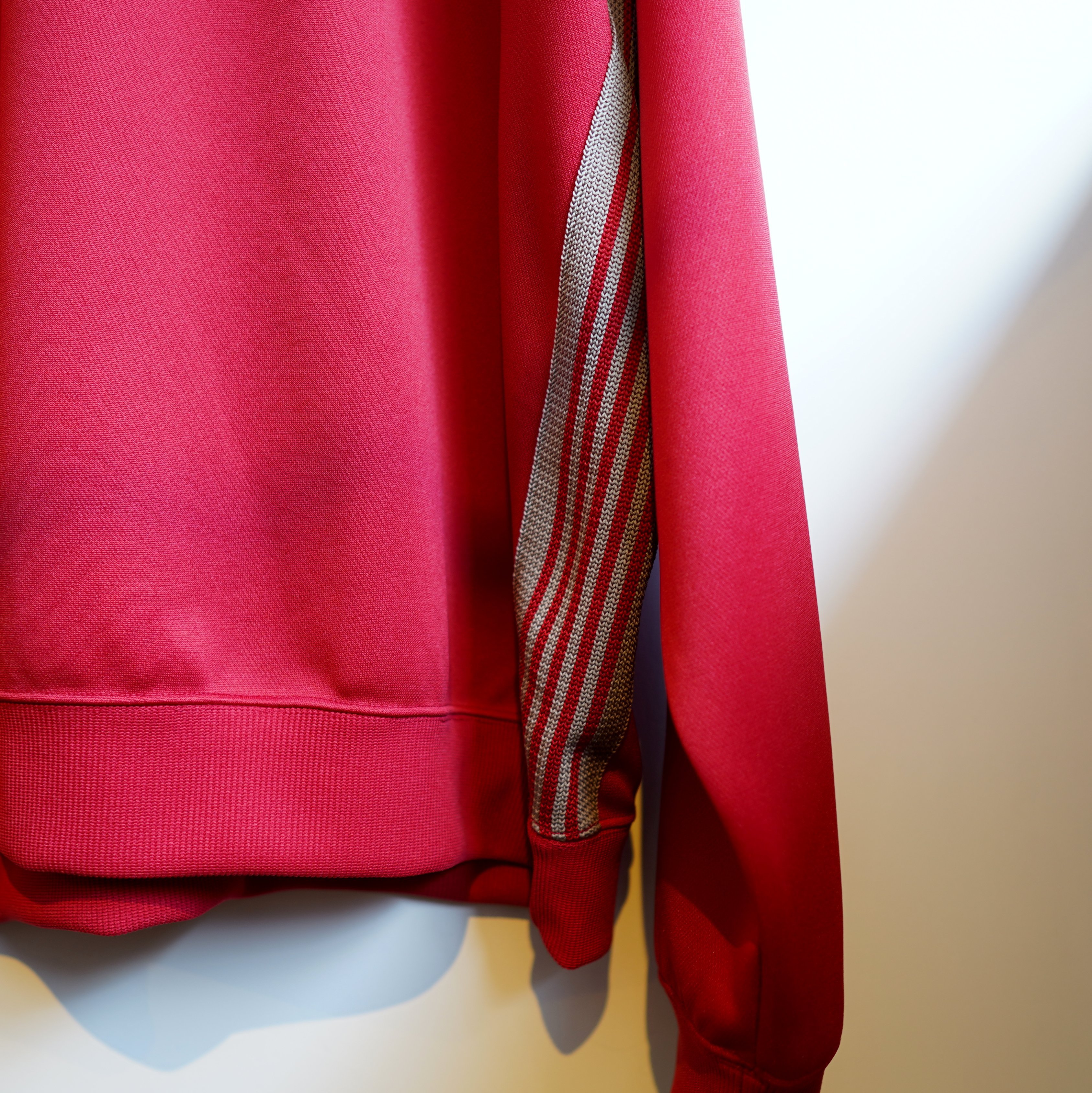 NEEDLES(ニードルス)/TRACK CREW NECK SHIRT POLY SMOOTH -RED- KP219(5)