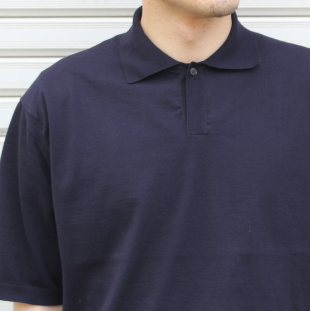 AURALEE(オーラリー)/SUPER HIGH GAUGE COTTON KNIT SHORT SLEEVE POLO