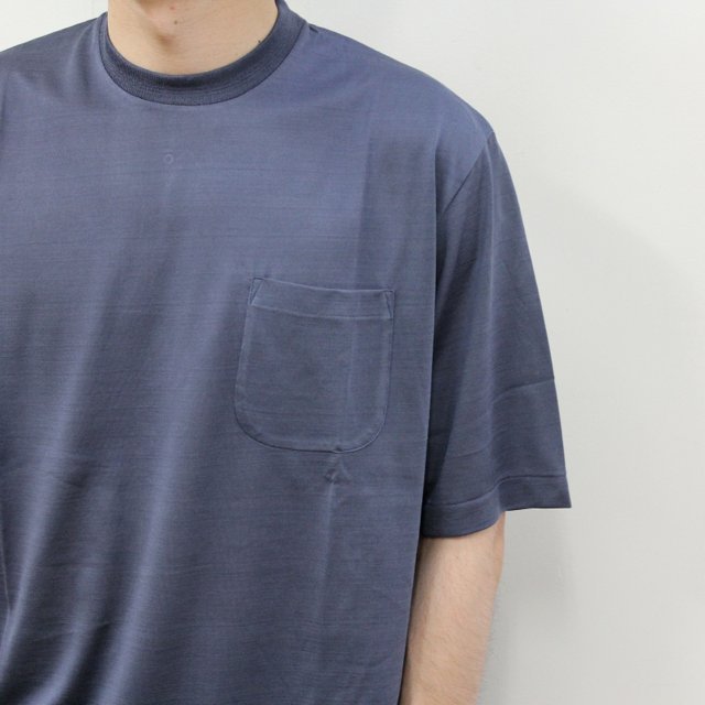 MAATEE&SONS(マーティーアンドサンズ)/ Washable SILK Pocket Tee ...