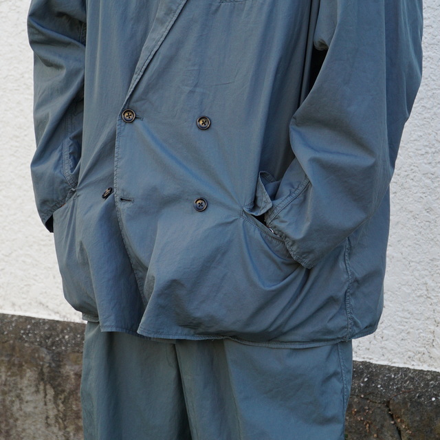 Graphpaper (グラフペーパー)/ Garment Dyed Twill Oversized Double Jacket -DARK SLATE- #GM231-20137(5)