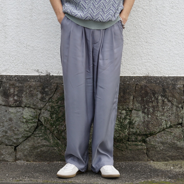 STEIN (シュタイン)/CUPRO WIDE EASY TROUSERS -2COLOR- #ST524-1(5)