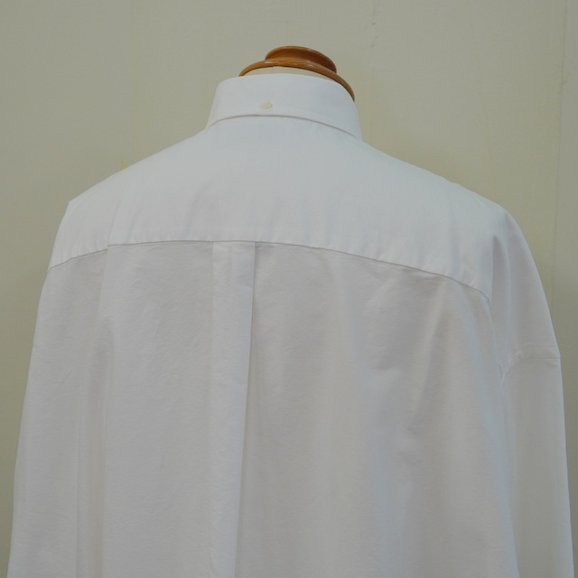 【23AW】Graphpaper (グラフペーパー)/ Oxford Oversized B.D Shirt -WHITE&GRAY- #GM233-50021B(5)